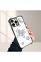 iPhone 14 Pro Max Compatible Transparent Back Four Corners Reinforced Impact Protection Silicone Case - 4