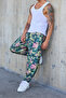 Men's Pleated Loose Shalwar Trousers with Elastic Waist and Cuffs - 2