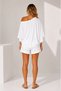 Women's Boat Neck Bat Sleeve Loose Blouse Comfortable Fit Daily Stylish Basic Blouse - 3