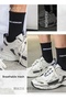 Men Stylish Chunky Sneakers, Lace up Non Slip Platform Shoes, Low Top Sneakers, Casual Comfy Sports - 7