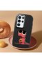 Black Silicone Case Compatible with Samsung Galaxy S23 Ultra with Shock-Absorbing Camera Protections - 2