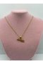 Ataturk Steel Necklace Silver and Gold - 2