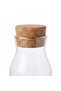 House Mart Glass Bottle with Cork Lid - 1100 ml - 2