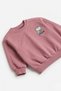 Children's Cotton Printed Colorful Printed Oversize 2-Strap Sweatshirt - 2