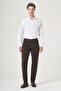 Brown 5 Pocket Gabardine Slim Fit Cotton Denim Jean Jeans Trousers 1003260317