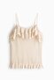 Flounced pointelle-knit top - 5