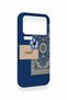 Mi 17 Pro Max Compatible Blue Ethnic Carpet Pattern Silicone Case - 3