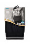 5 Pieces of Berrak Men's Boxer Black Gray Navy Blue 95% Cotton 5% Elastane Lycra Soft Breathable Comfortable Boxer 1097 - 2