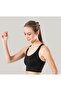 Thick Straps Cross Back Design Soft Unpadded Sports Bustier