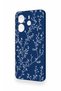 Redmi Note 14 4g Compatible Thin Leaf Branch Pattern Silicone Case - 4