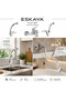 Eskaya Venice Series Bathroom Sink and Washbasin Faucet Set Chrome Set - 3