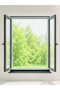 Double Pane Window Fly Screen Set Cuttable Protective Net - 2