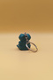 Cute Green Frog Figurine Keychain Bag Ornament Charm with Movable Parts - 4