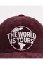 ''The World Is Yours'' Embroidered Velvet Hat /''The World Is Yours'' Embroidered Scarface Replica Velvet Hat - 3