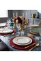 6 Li American Service Runner-Jute Supla Set of 6 American Servies - Luxury American Service - Stitched, Non-Removable - 4