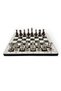 Concepta Wooden Chess Set – with Metal Pieces Merduz36S - 25cm, Copper-Silver (25619) - Merduz25B - 2