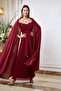 Maroon Women's Dress – ELM D 425 - 5