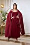 Maroon Women's Dress – ELM D 425 - 6