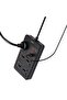 GS 500 11-in-1 Power Socket Extension, 5 AC Outlets, 4 USB-C, 2 USB-A, 20W PD Fast Charging, 3m UK Plug, 2500W - Black