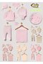 100% Organic Cotton Seasonal Newborn Hospital Release Gown - 3