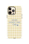 حافظة آيفون 12 برو فوريان ذات الطبقة المزدوجة Good Things Gingham