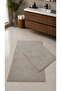 2-Piece Washable Non-Slip Base Bathroom Mat Set