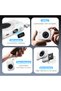 Family Power Bank Station 22.5W Fast Charging, 10000mAh Portable Chargers,Built-in C Cables, LED Display for Home Office Cafe Outdoor - 5