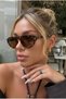 Rigel Vintage Leopard Brown Ultra Light Women's Sunglasses with Uv400 Filter - 4