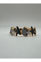Rose Gold Steel Luxury Combination Bracelet with Shell and Star Detail