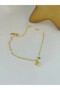 Kutup Detail Steel Anklet - 2