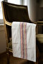 Bohemian Style Cotton Table Runner - Ethnic Ecru with Colorful Knitted Stripes 40X130 cm - 7