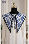 Shoulder Collar Scarf Accessory with Paisley Pattern - 2