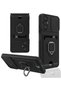 Aconcept Poco M5 Case Zuma Silicone with Business Card Holder and Ring (175438) - Black