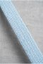 Light Blue Baby Blue Flat Knitted Shoelaces - 3