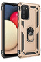 غطاء حماية ACONCEPT لهاتف Galaxy A02S من السيليكون مع حلقة صوفيا (212836) - ذهبي