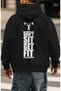 Fitness Gym Bodybuilding Athlete Back Printed Unisex Oversize Combed Cotton Hoodie
