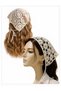 2-Pack Vintage Yellow Daisy Bohemian Crochet Mesh Bandana Suitable for Adults and Children