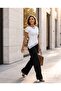 Women's Asymmetrical Lace Detailed Blouse - 3