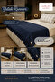 100% Cotton Linen Ruffled Sofa Cover Velora Series, Bed Runner, Decorative, Modern Design, Non-Slip, Dust-Repellent, Anti-Pilling, 90X200 cm - 3