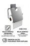 Adhesive Chrome Covered Wc Paper Holder / Toilet Paper Holder