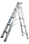 Heavy Duty Folding Aluminum Ladder with Non-Slip Feet-5 Steps