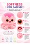 ORBYS Pink Jellyfish Plush Toy, Soft Ocean Stuffed Animal with Amber-Glitter Eyes, Embroidered Face and Curled Tentacles, 19 x 14 cm, Pink, Suitable from 0+ Months - 3