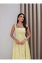 Floral Print Lined Strappy Maxi Length Dress - 2