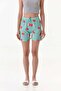 Strawberry Printed Lace-Up Shorts - 6