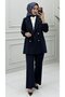 Diana Jacket Set Navy Blue - 2