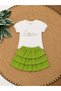 Girl's Lina Love Layered T-Shirt and Skirt Set - 2