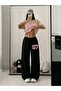 Women's 07 Printed Oversized T-Shirt and Baggy Sweatpants - Two-Piece Summer Tracksuit Set