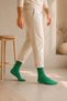 Solid Color Men's Sports Socks Green Men's Sports Socks - 7