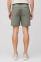 Men Solid Chino Shorts, Olive - 5