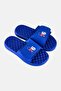 Kids Boy Philadelphia 76ers Primary Logo Slip On Slides, Blue - 2